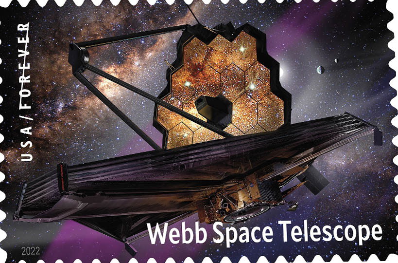James Webb Space Telescope Stamp
